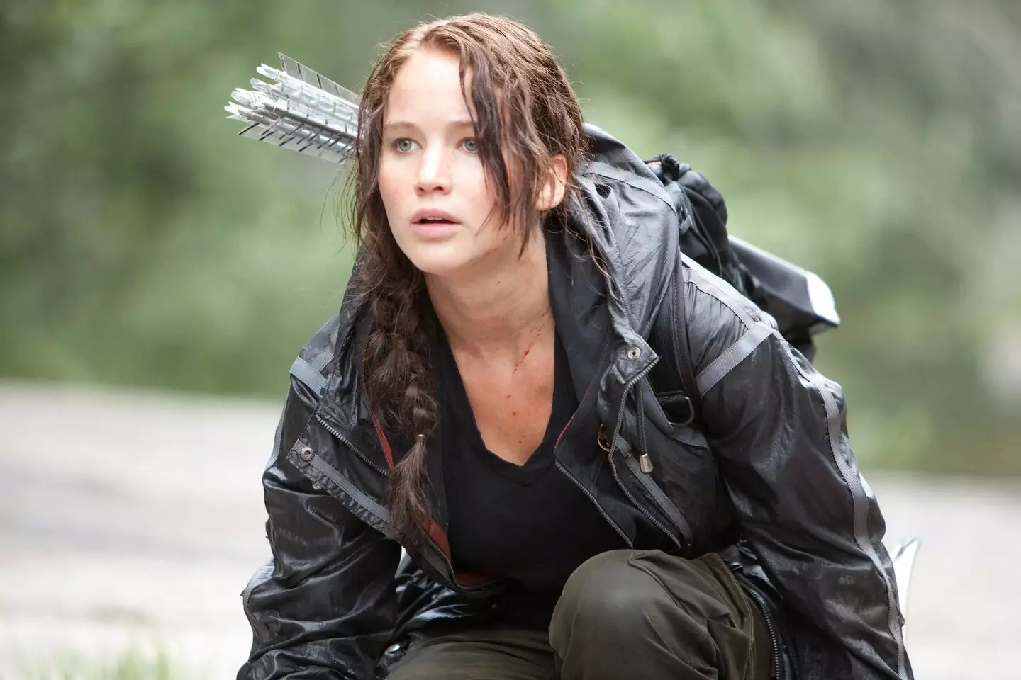 Jennifer Lawrence starred as protagonist Katniss Everdeen in the hit Hunger Games film franchise (Starz Entertainment)