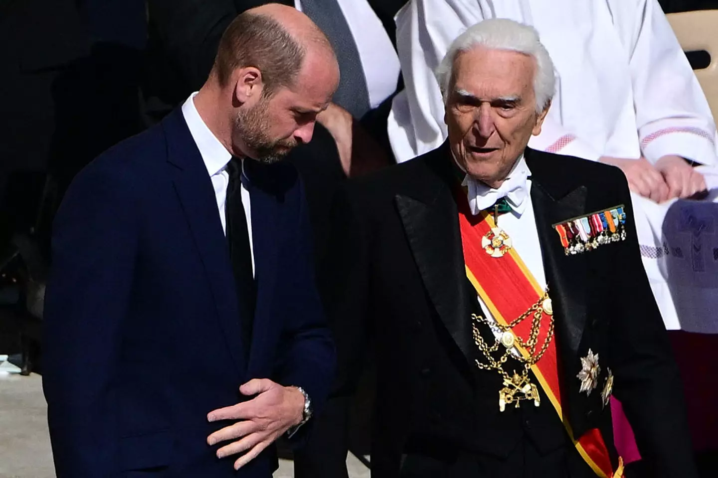 Prince Charles attended Pope Francis' funeral without his wife, Kate Middleton (TIZIANA FABI / Contributor / Getty Images)