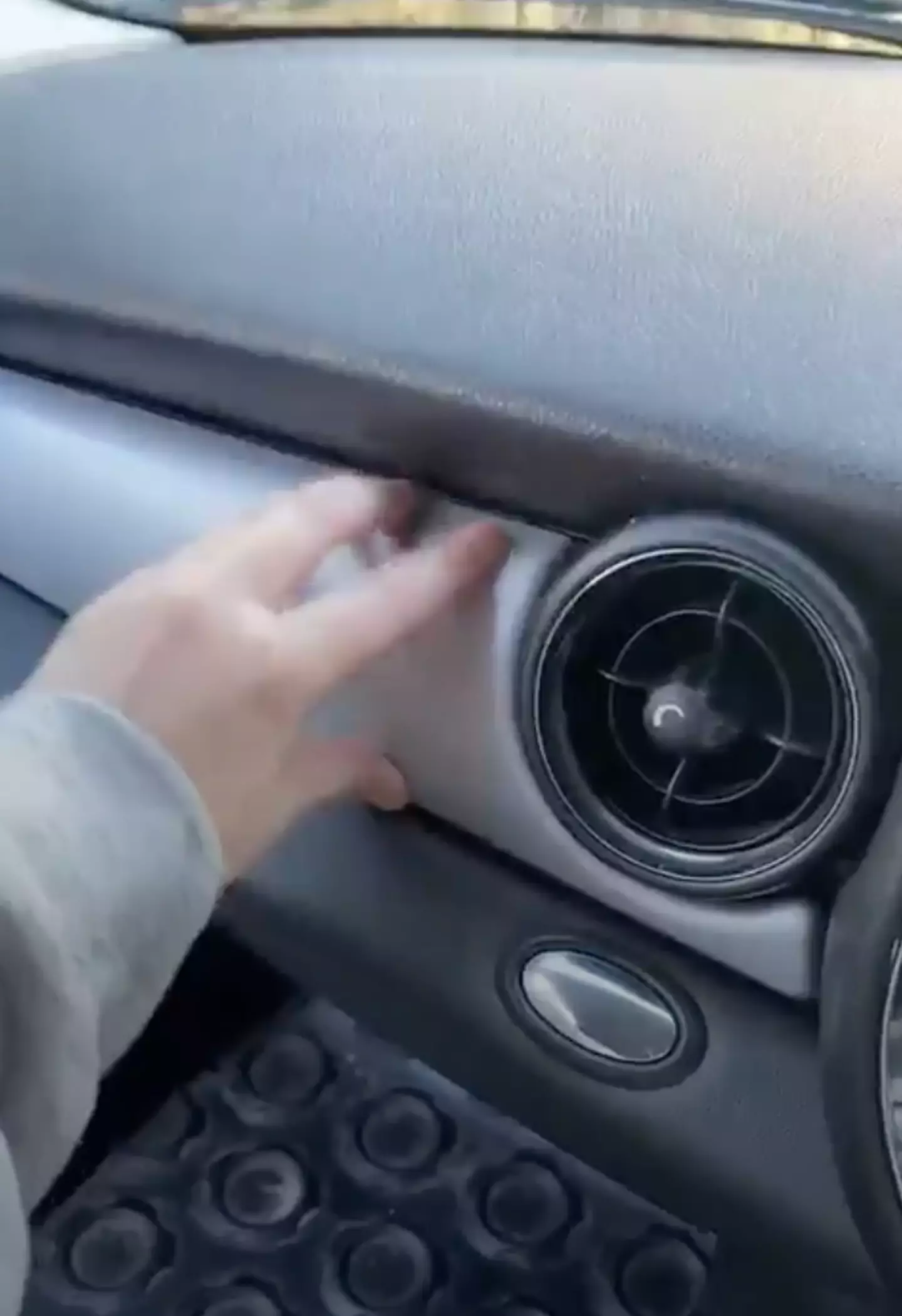 And no, it's not the same as the glove compartment. (TikTok/@fenokami)