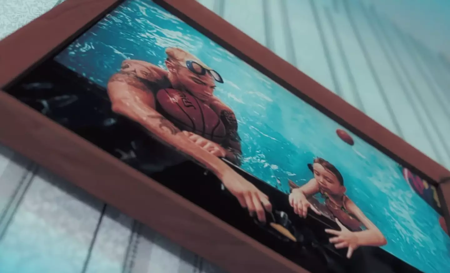 The video contains images of Hailie as a child (Shady Records)