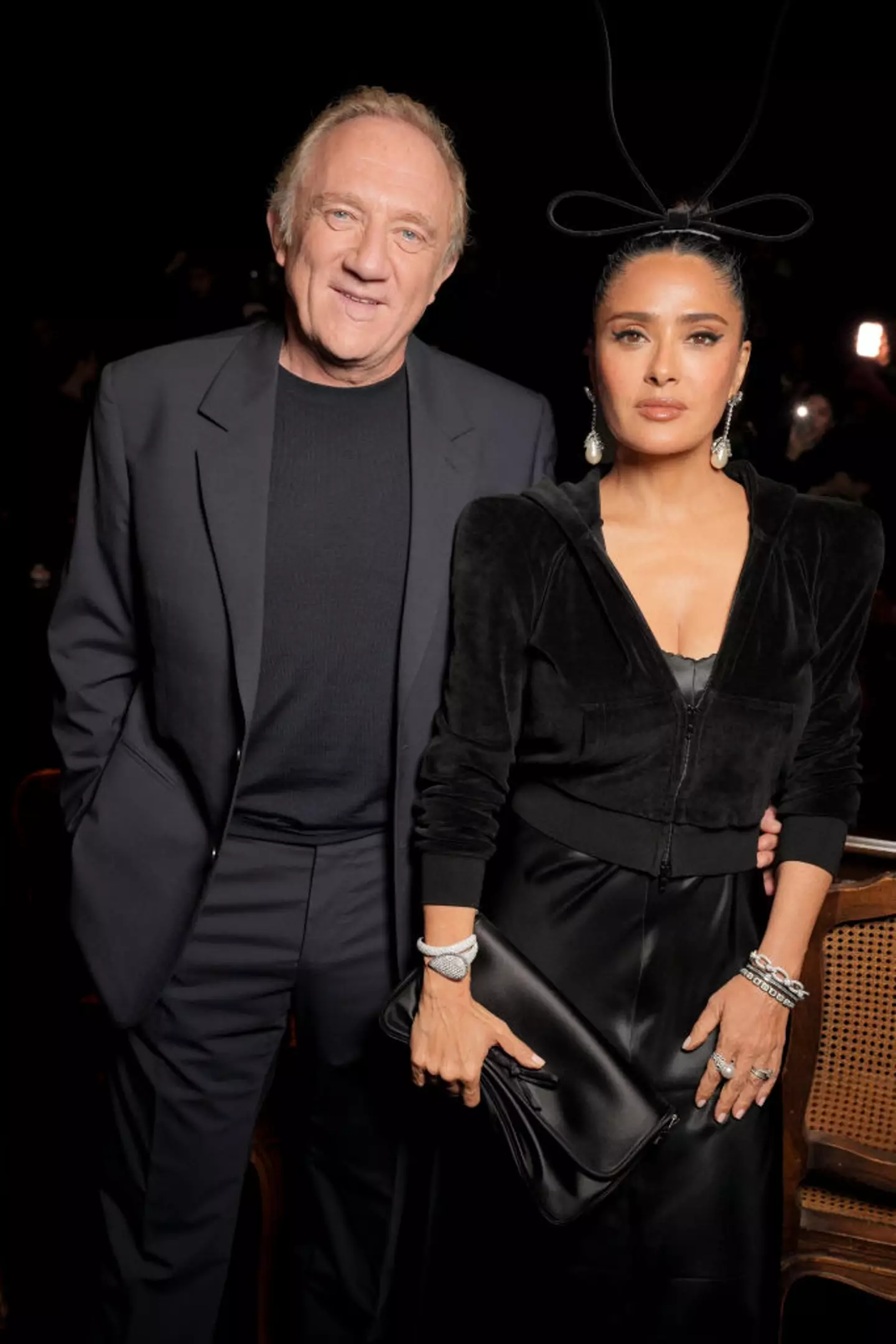 Salma Hayek is married to François-Henri Pinault, the CEO of Kering, a luxury group which owns Balenciaga (Swan Gallet/WWD via Getty Images)
