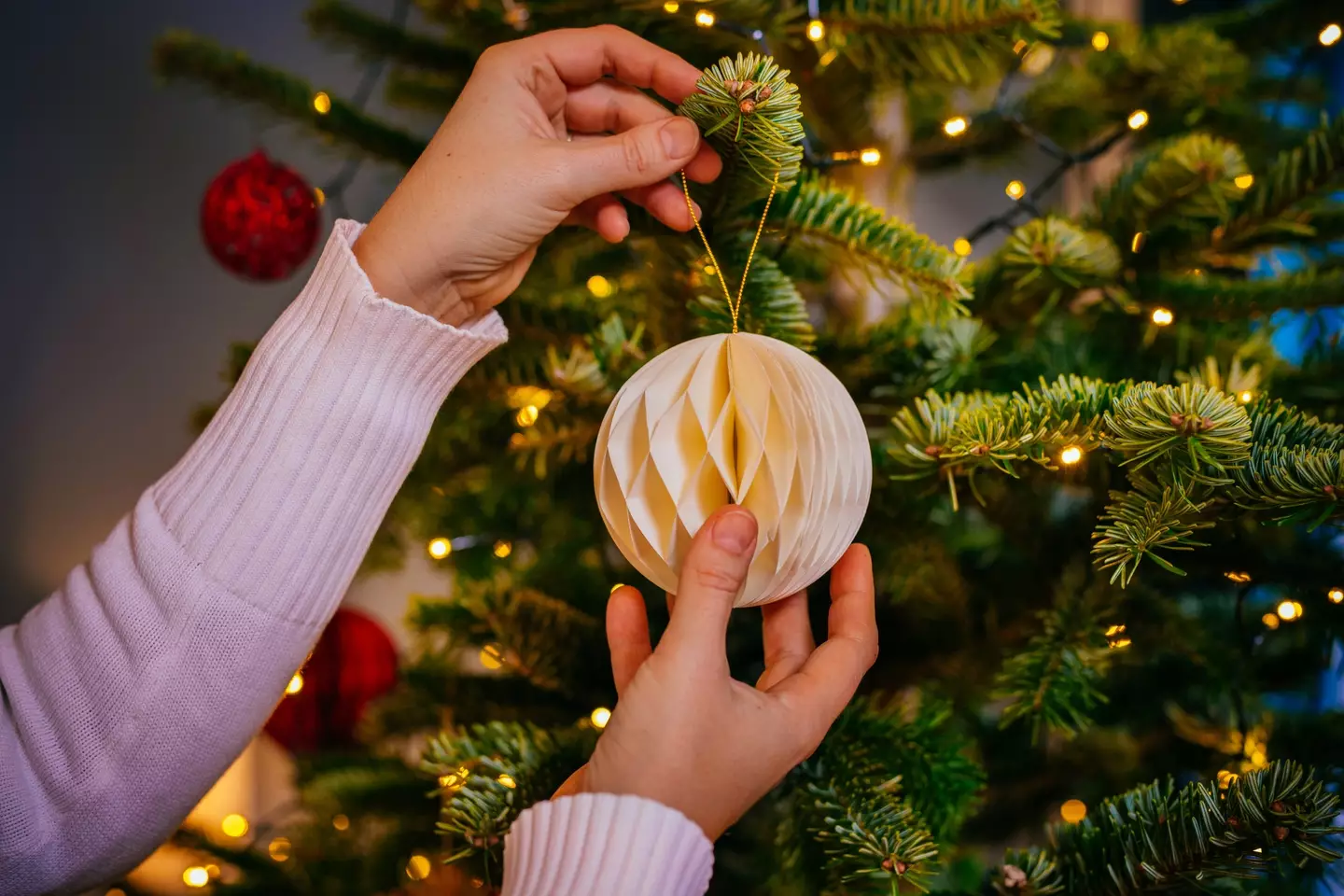 Avoid paper decorations on the Christmas tree, if you can (Getty Stock Image)