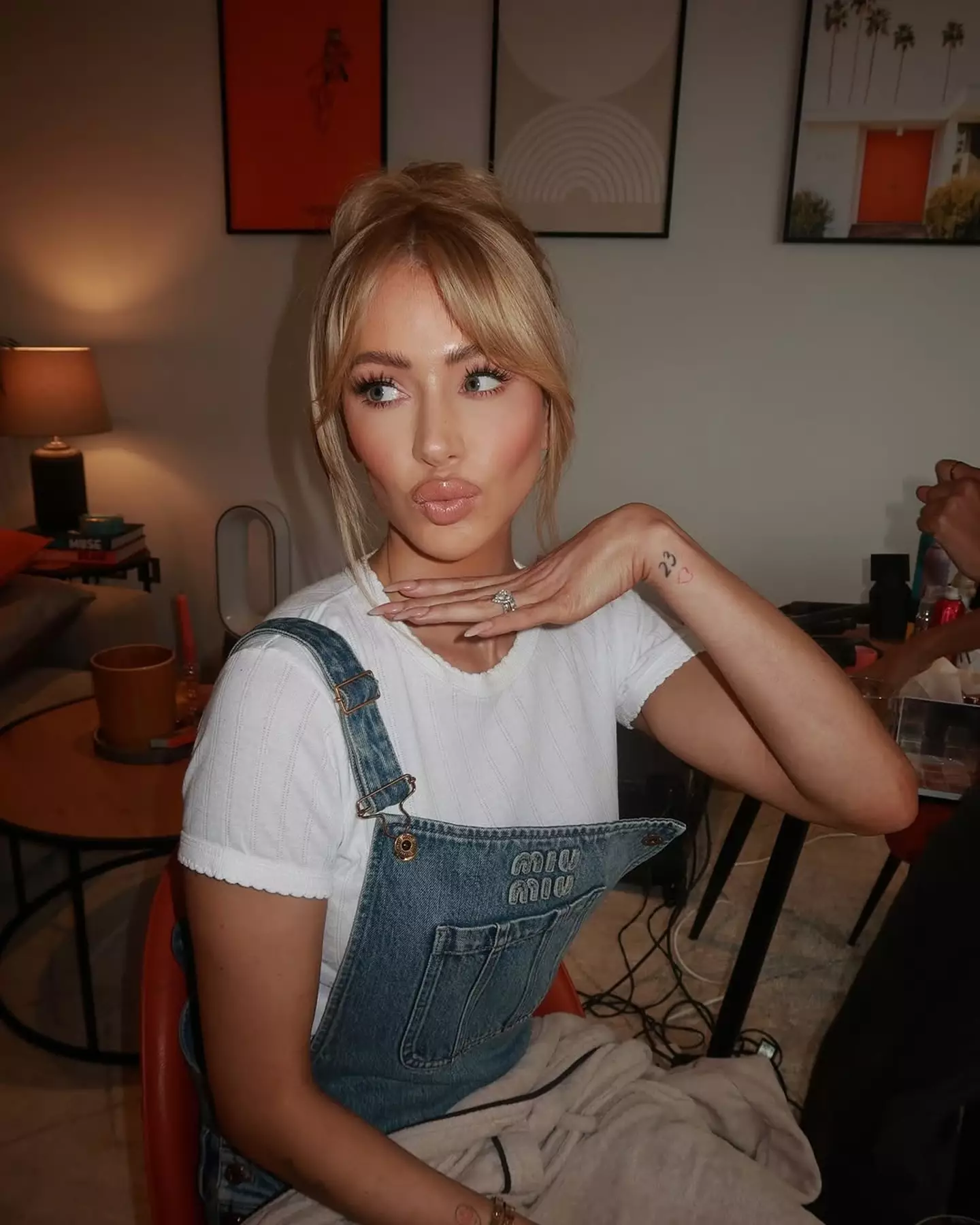 Olivia Attwood has spoken out about her ex Chris Hughes' flirty behaviour with CBB housemate JoJo Siwa (Instagram/@olivia_attwood)