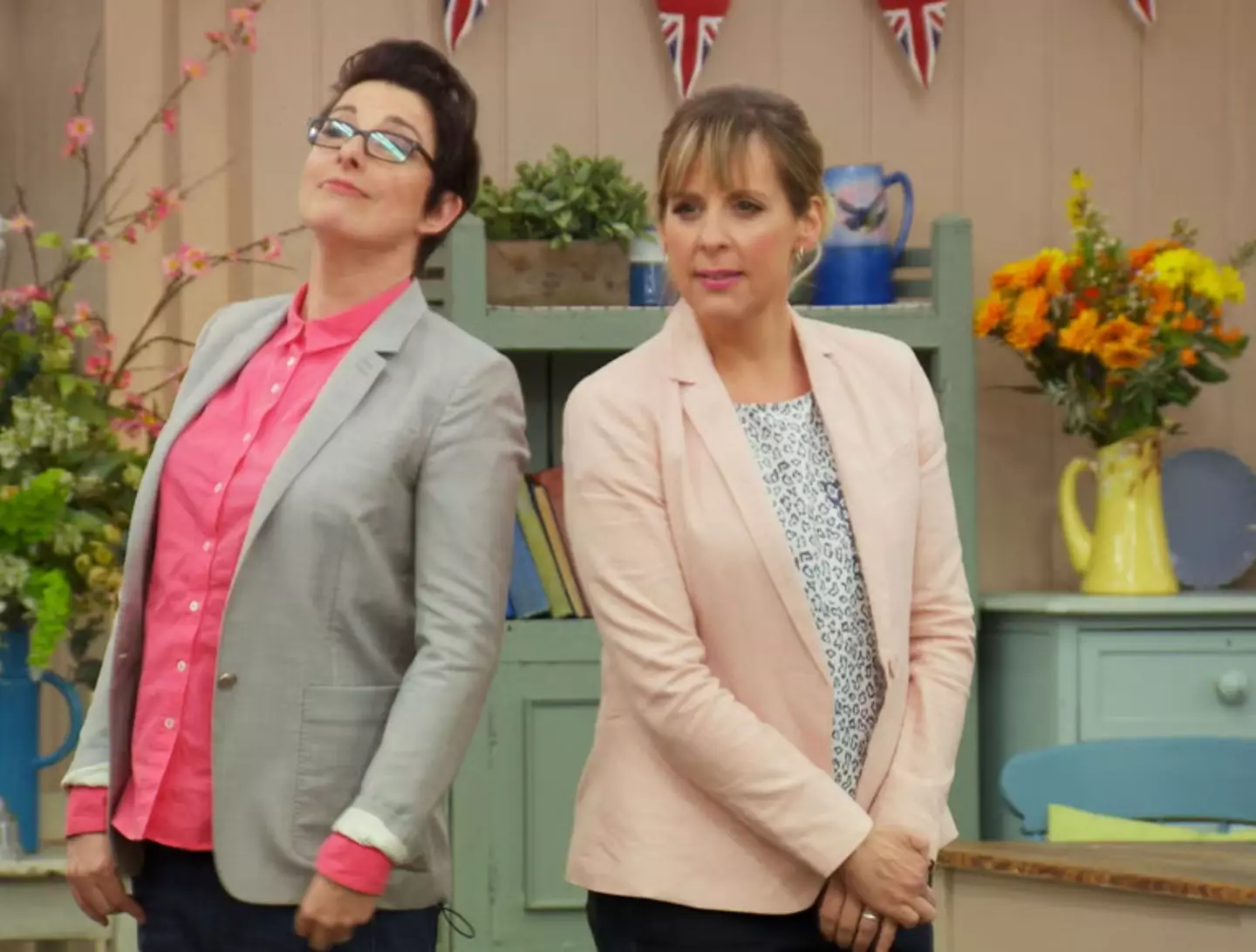 The Great British Bake Off was originally fronted by co-hosts Mel Giedroyc and Sue Perkins (BBC One)