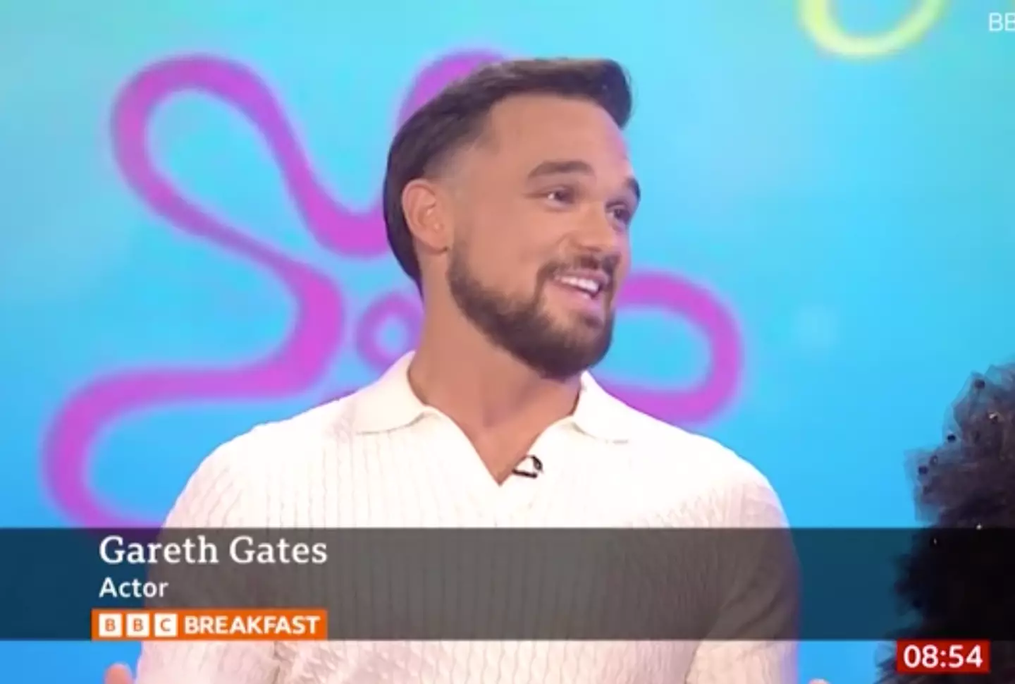 Gareth Gates on BBC Breakfast.