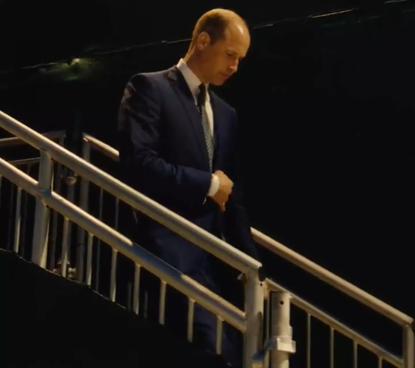 Prince William's youngest son was not in attendance at the concert.