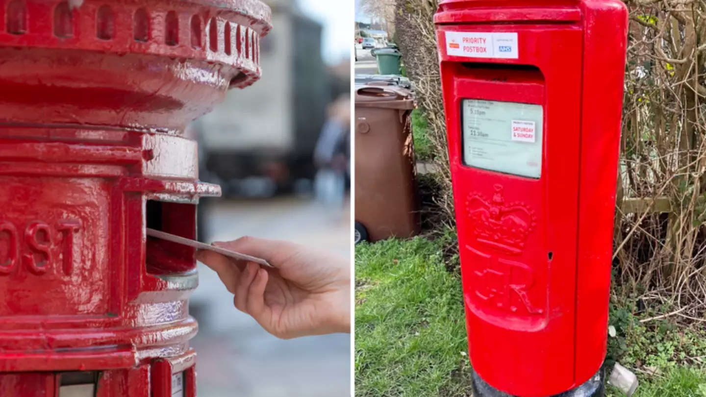Postman Shows What The Inside Of A Post Box Looks Like