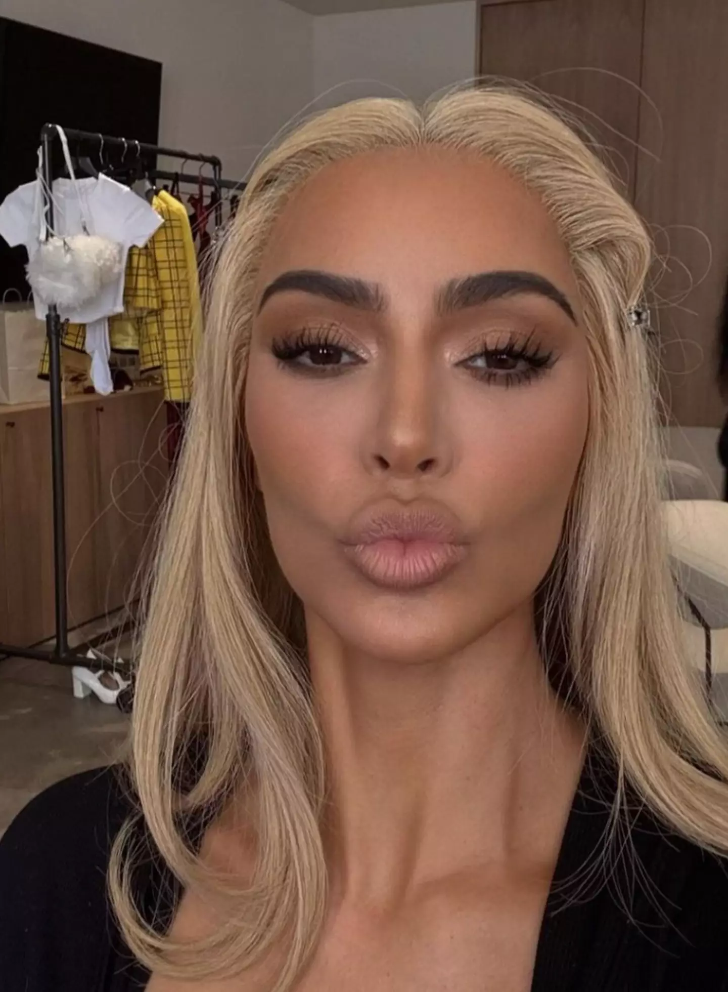 Kim opened up about her unnamed mystery ex. (Instagram/@kimkardashian)