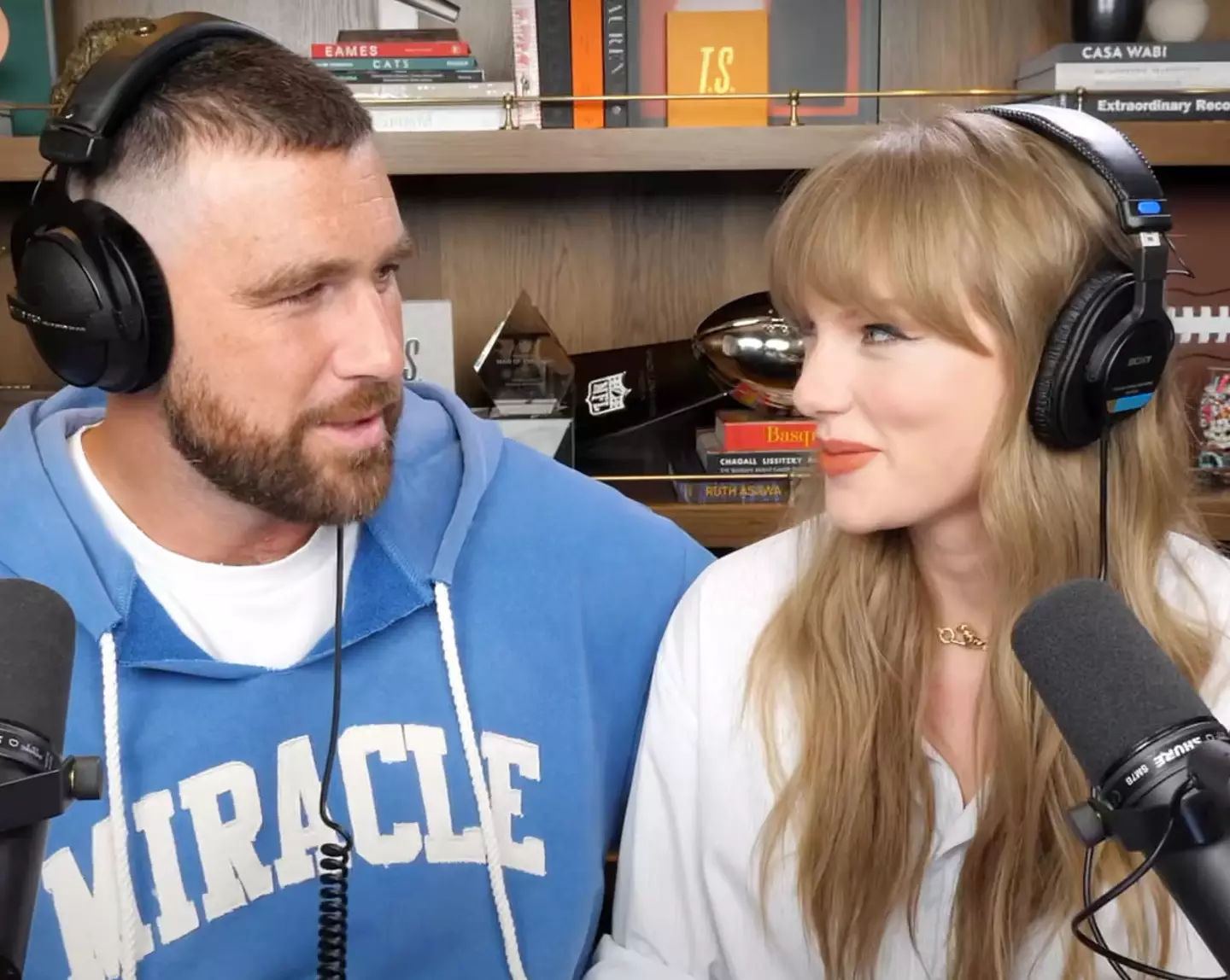 It's safe to say the new podcast episode has broken the internet (New Heights)