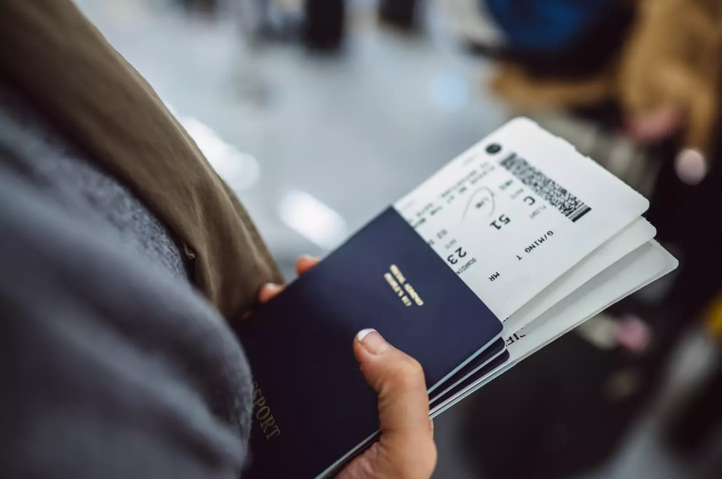 The couple had booked their flights with the wrong.