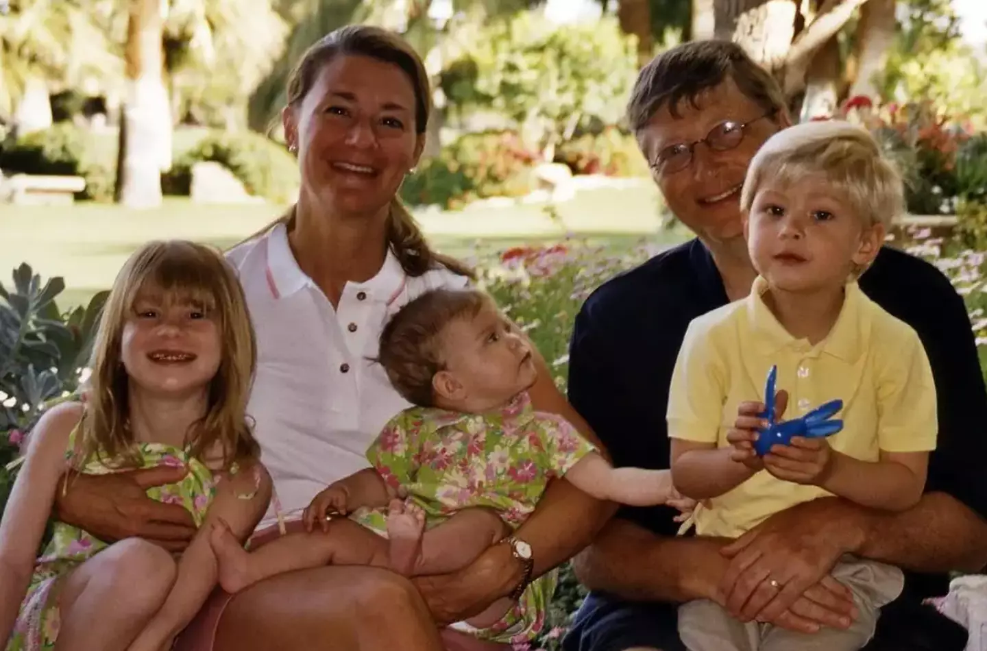 Gates will give his children one per cent of his fortune each (Instagram/@melindafrenchgates)