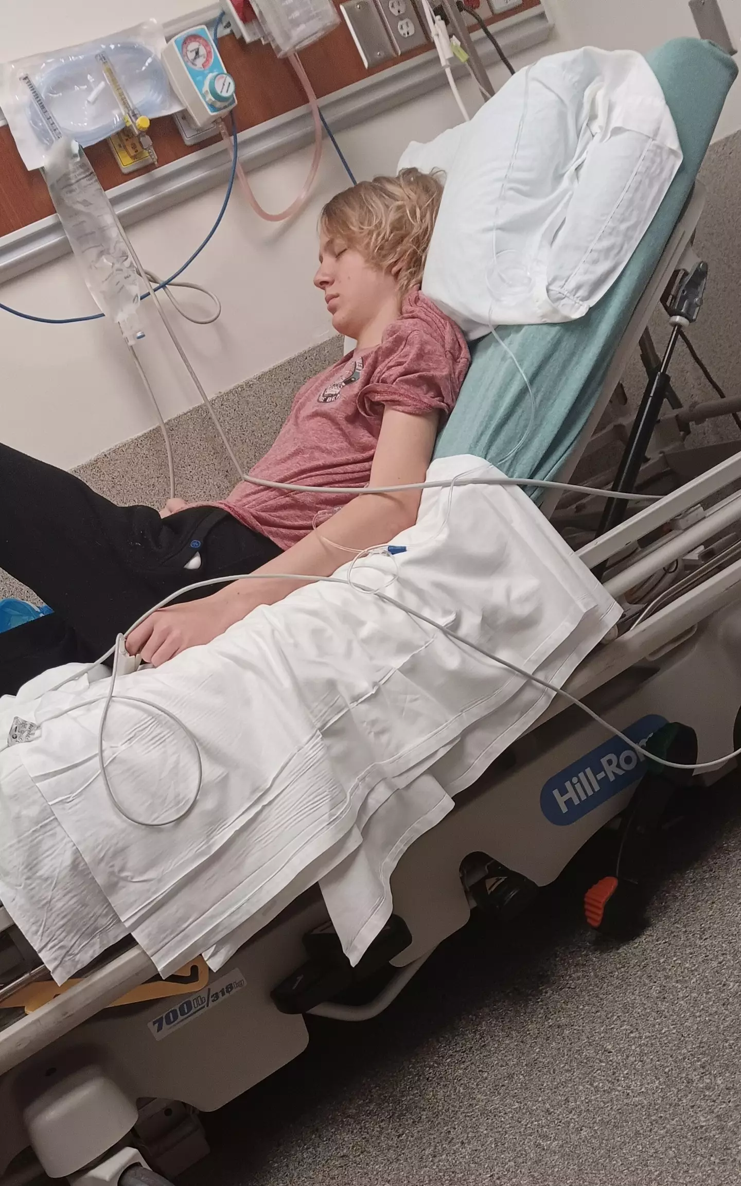 The 15-year-old was unconscious in hospital for 30 hours. (Kennedy News and Media)
