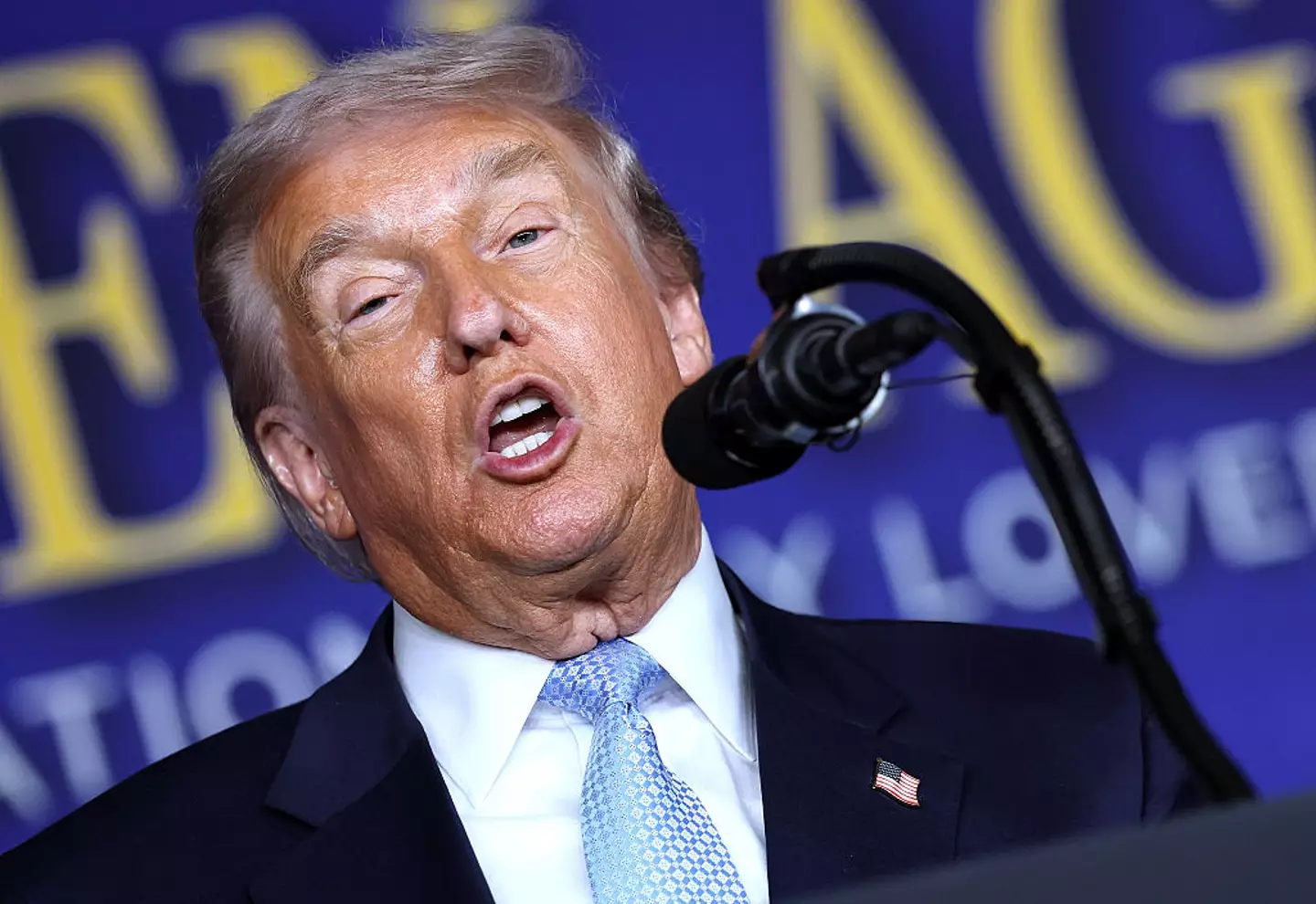 Trump called for Kimmel to be pulled from the air once again (Win McNamee / Staff / Getty Images)