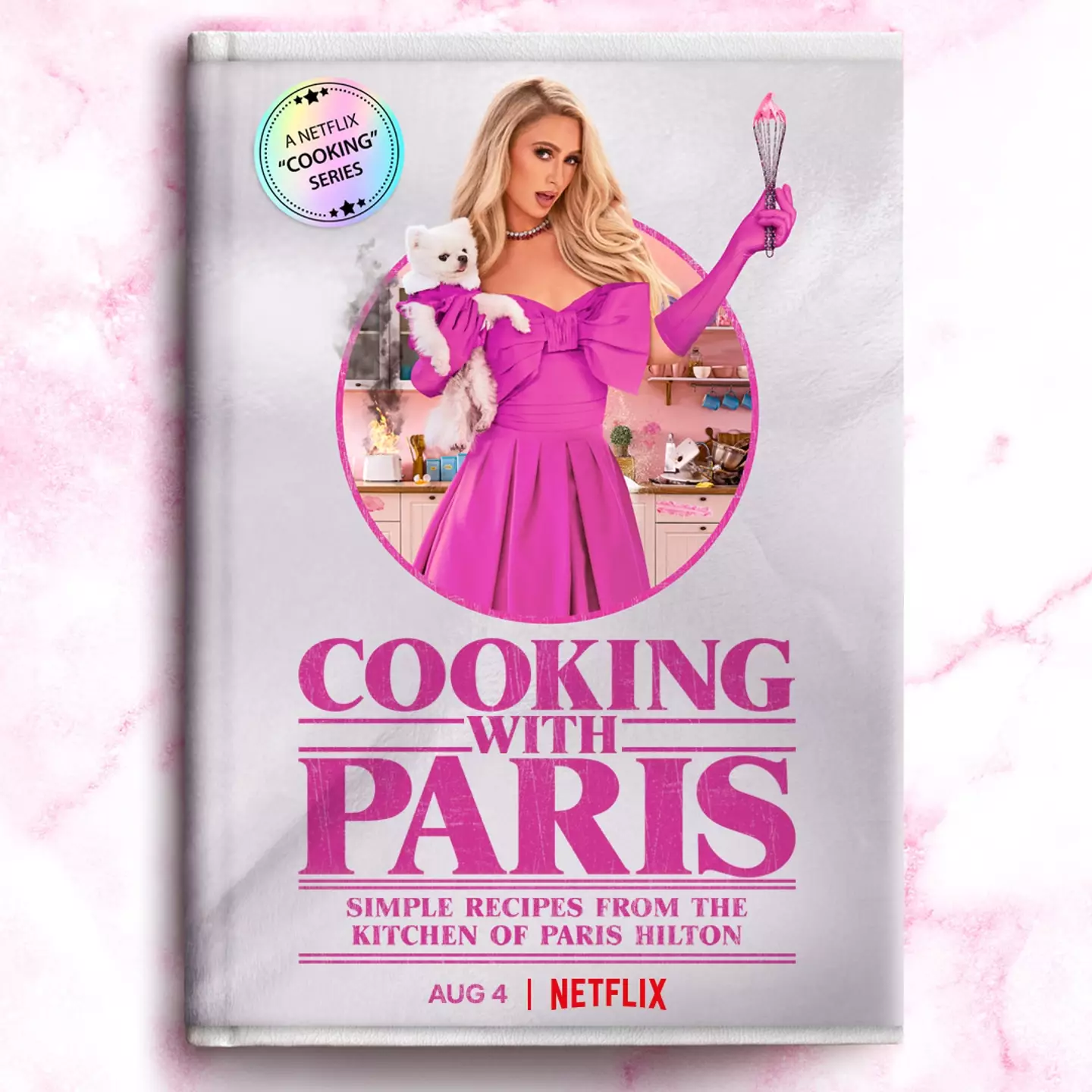 Paris unveiled the poster for her brand new Netflix cooking show (