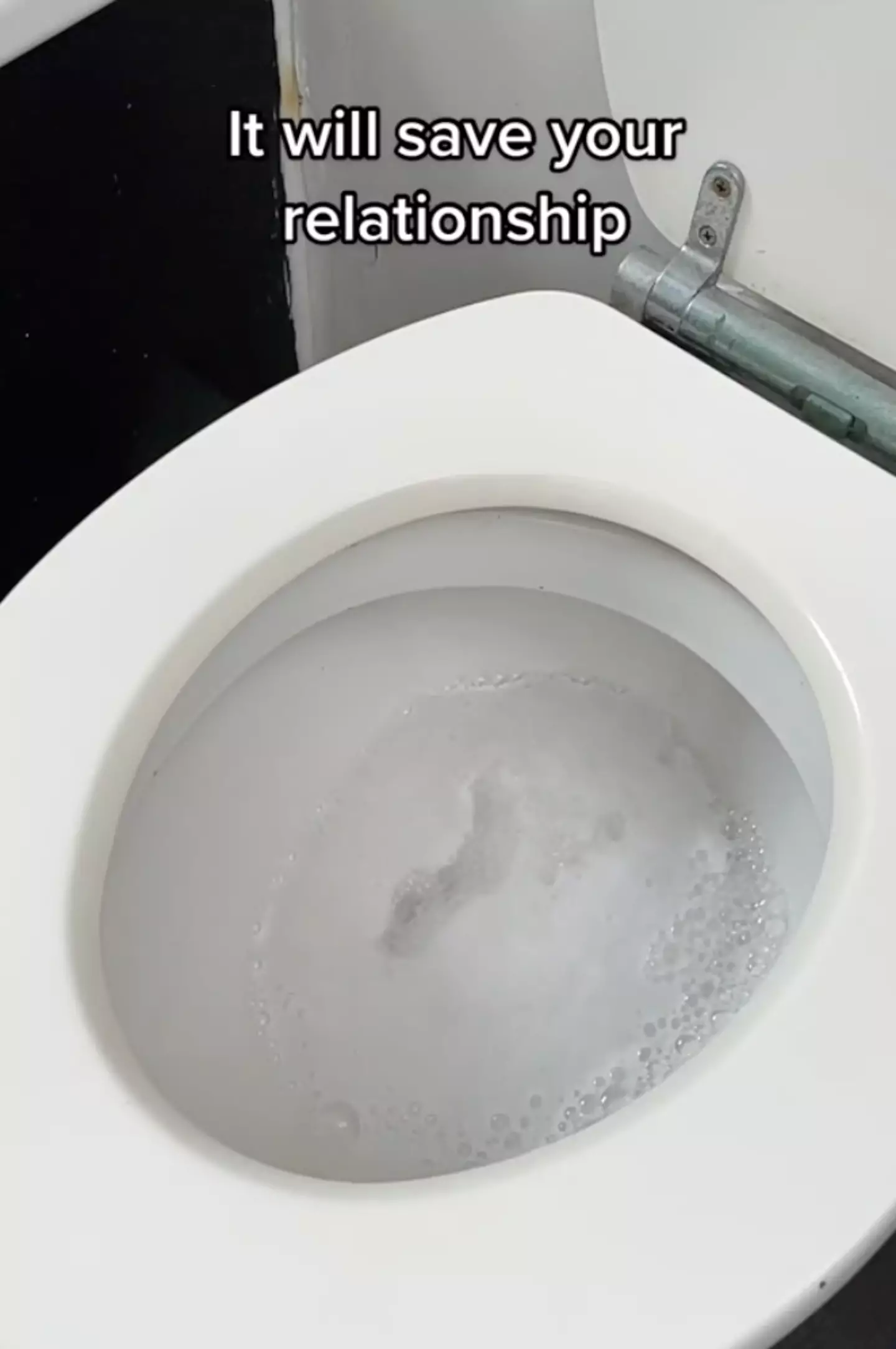 The powder claims to eradicate smells, splash and skid marks.