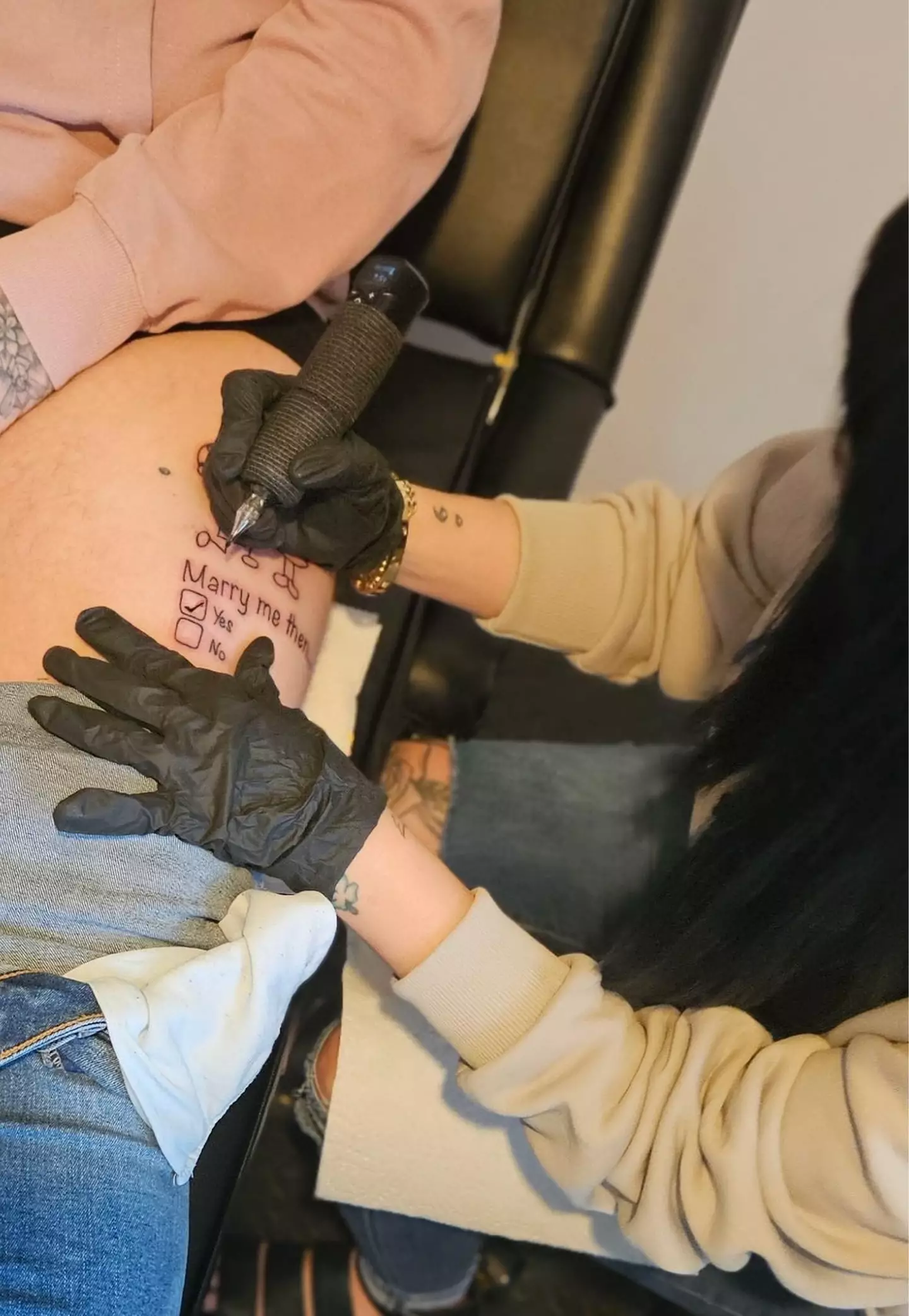 Thankfully, she said yes.