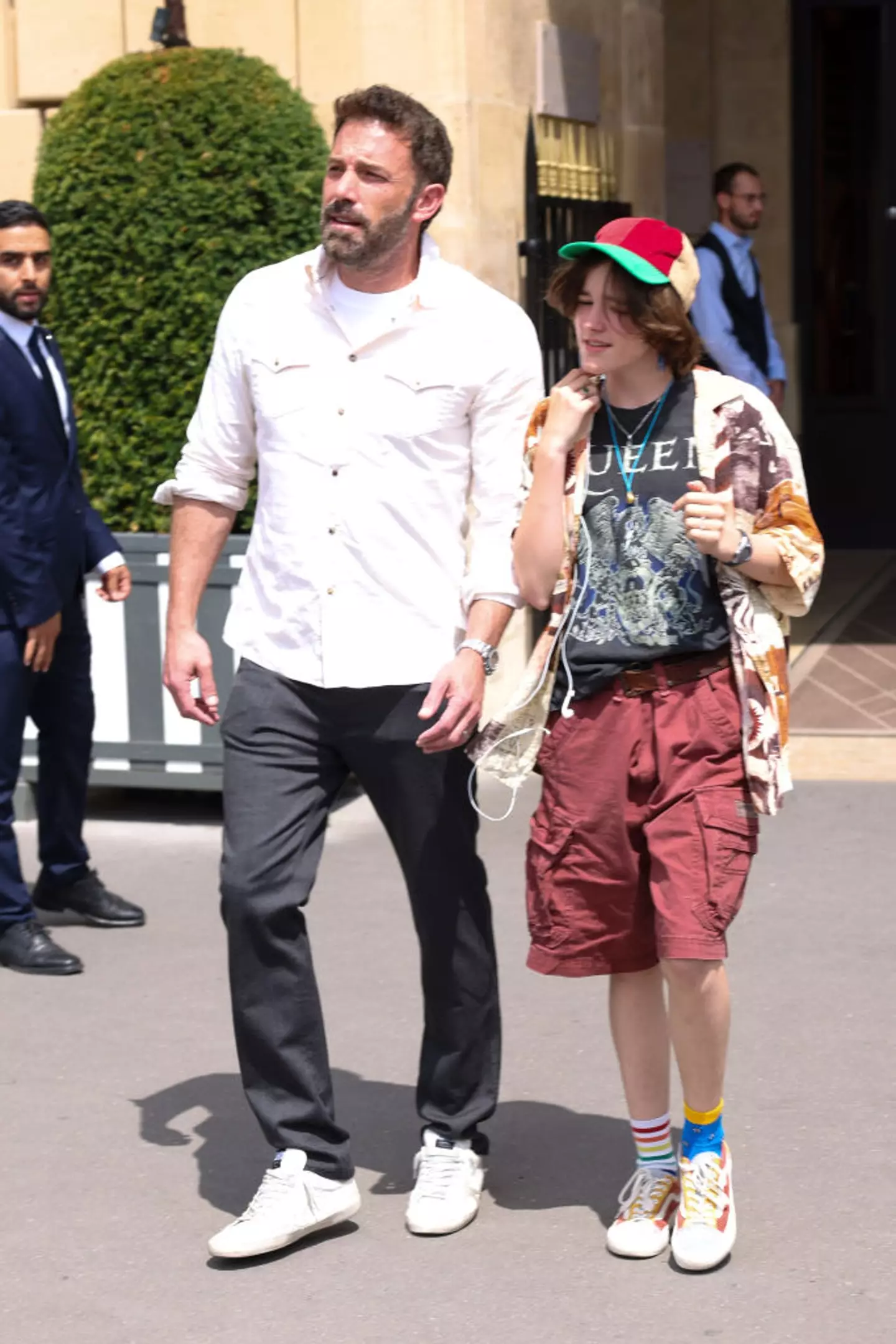 Ben Affleck's kids don't hold back (Pierre Suu/GC Images)