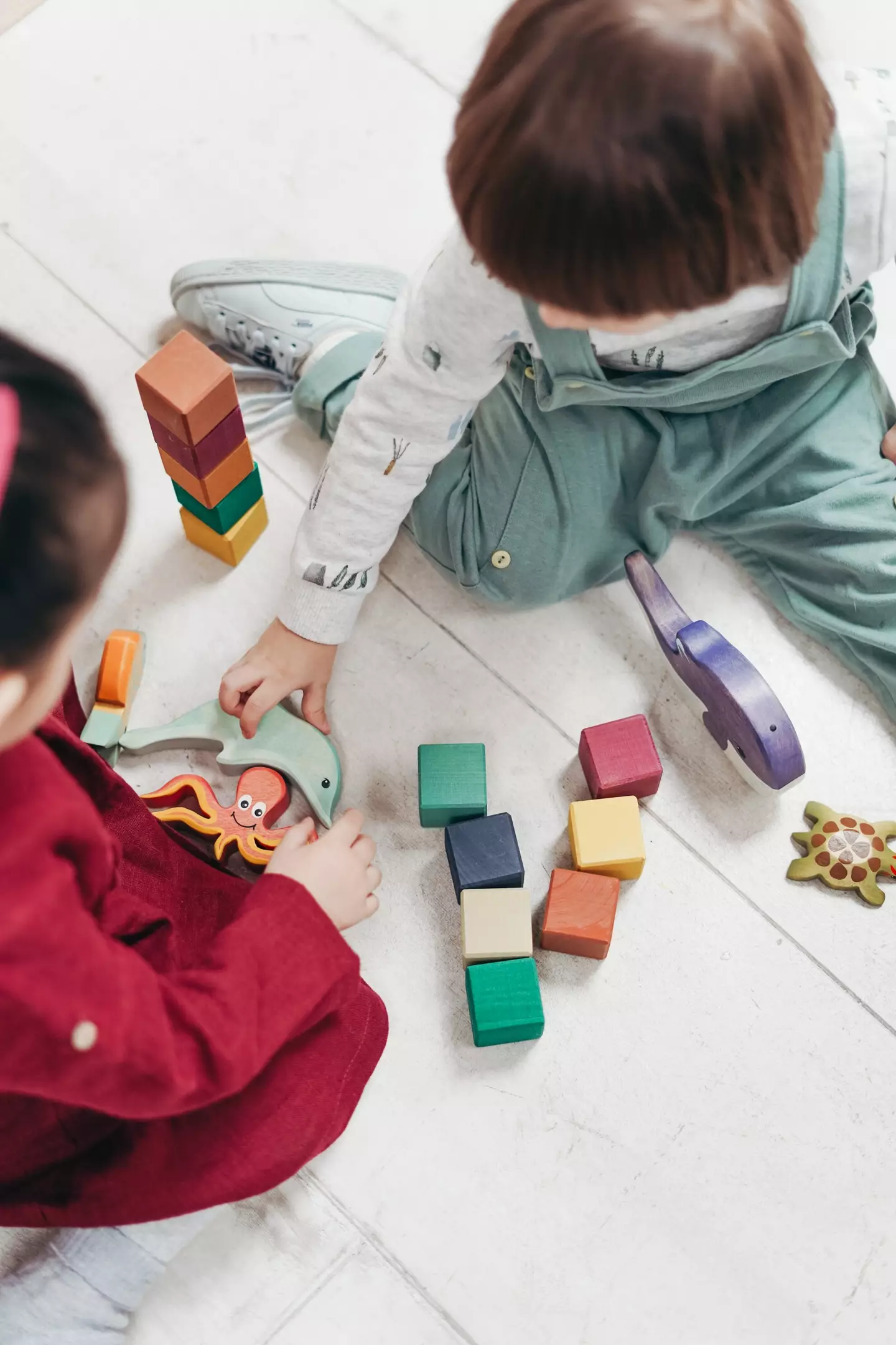 A mum picked up her son from daycare one day to find him struggling to get up from the floor.