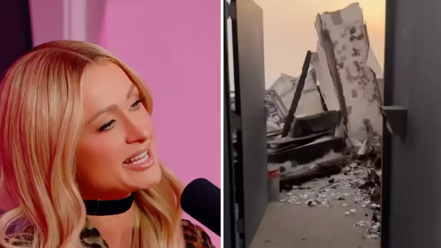'Heartbroken' Paris Hilton returns to her destroyed home as she reveals devastating aftermath of LA fire in sad statement
