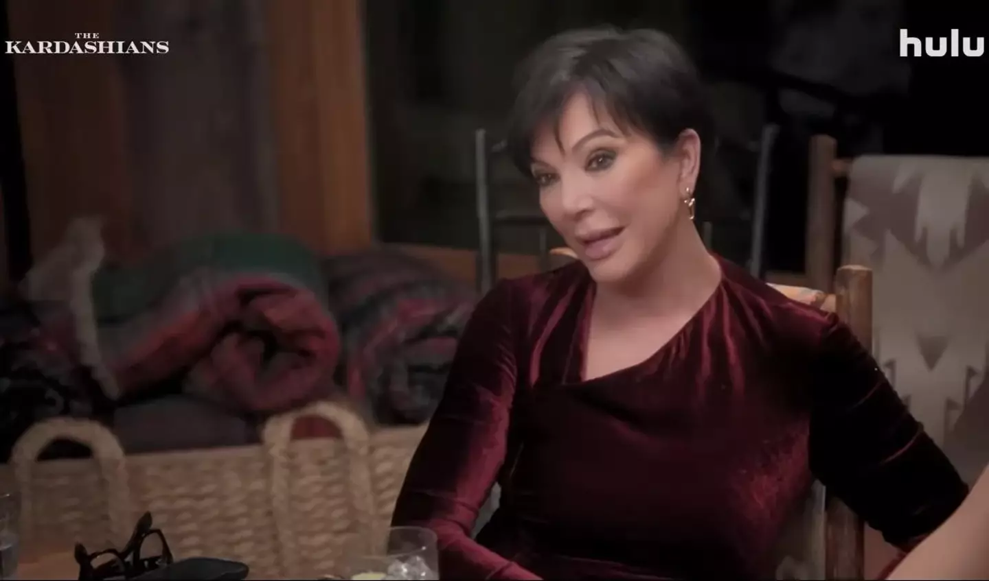 Kris Jenner revealed she has a tumour. (Hulu/Disney+)