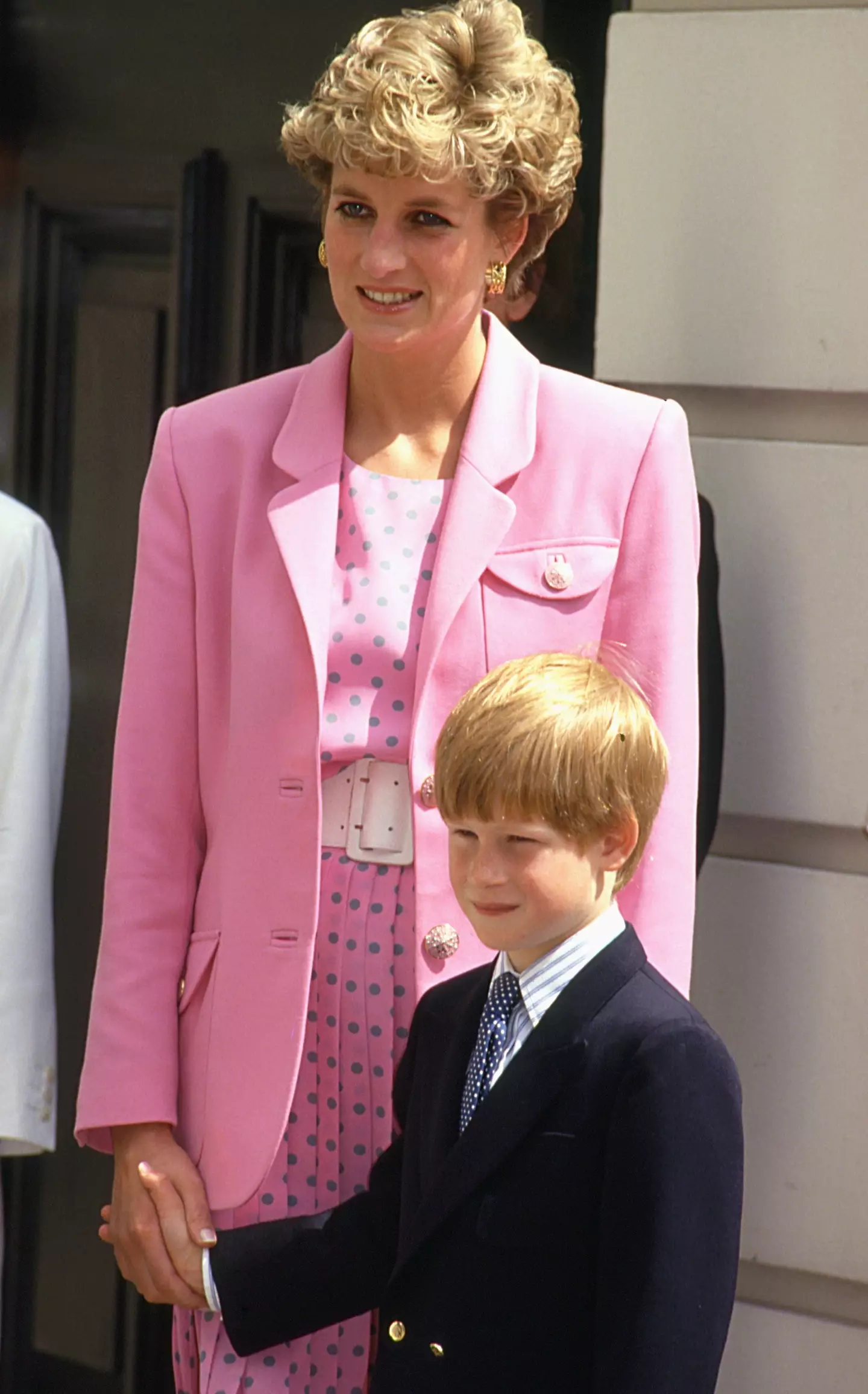 Prince Harry and Princess Diana in 1992.