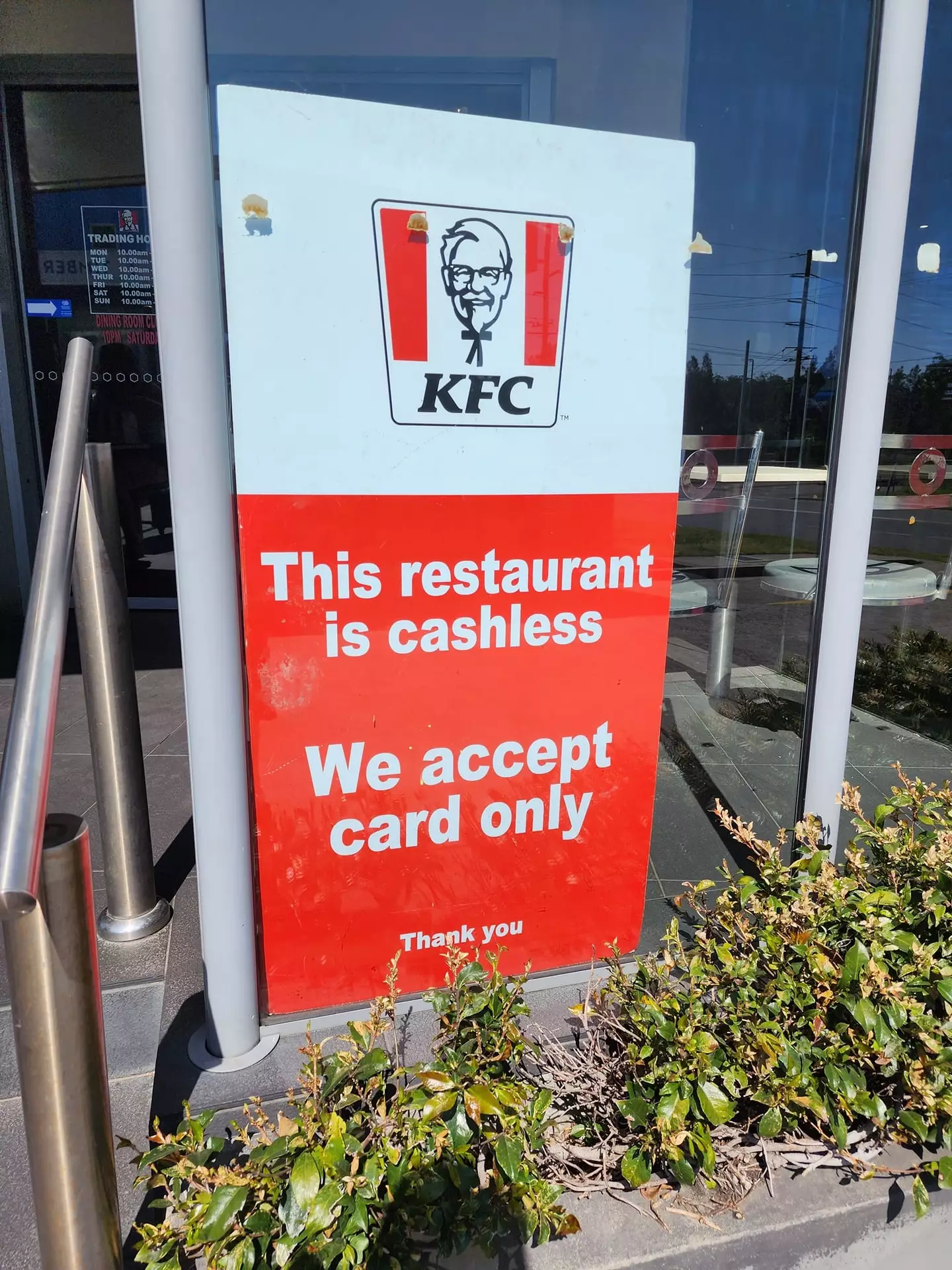 People are threatening to 'boycott' KFC after it announces certain branch locations are going cashless.