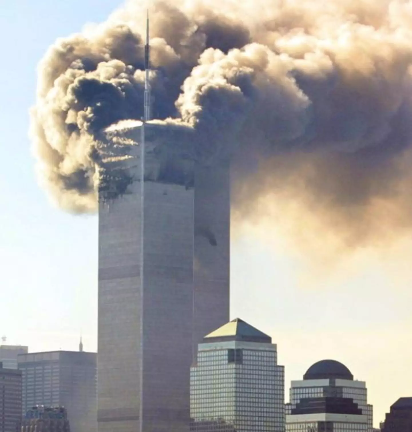 The Twin Towers were hit by a commercial airliner (