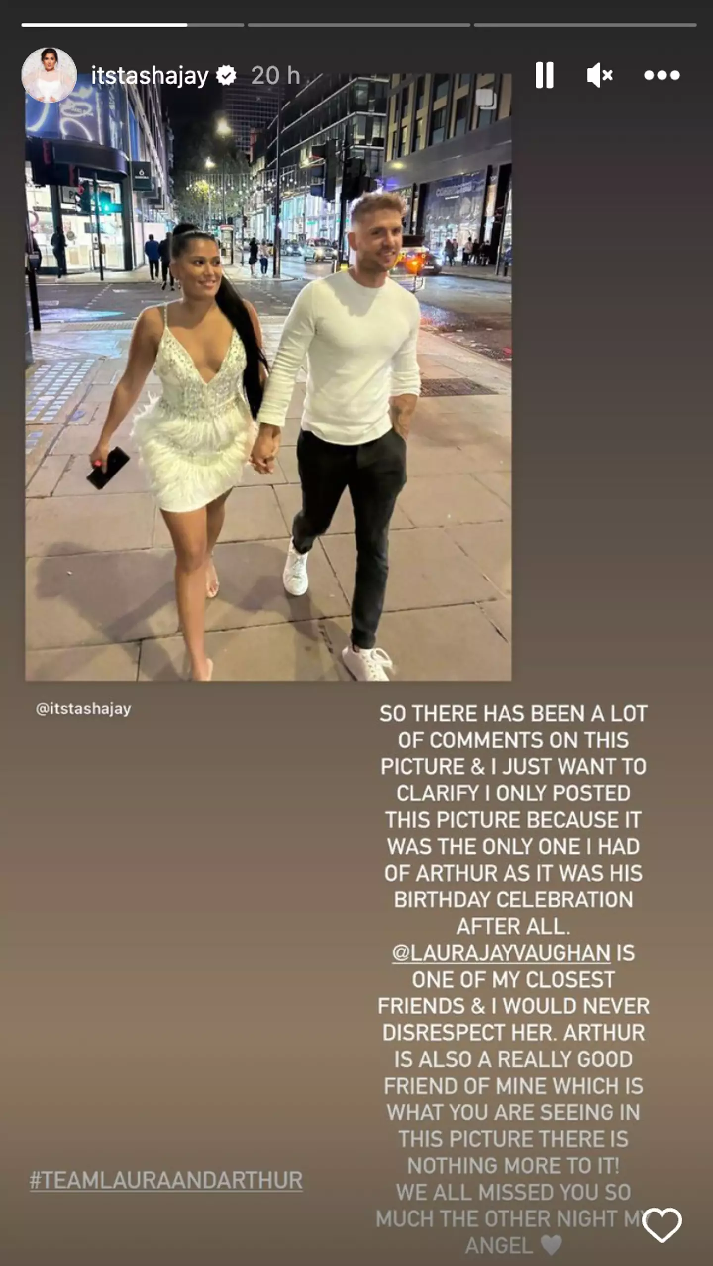 MAFS star Tasha Jay took to Instagram to shut down dating rumours between herself and Arthur Poremba.
