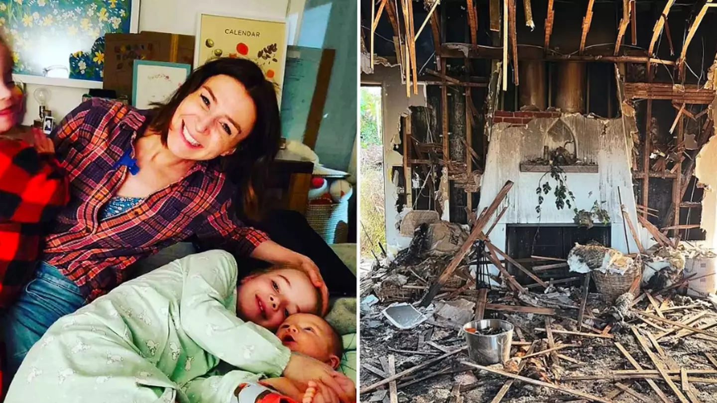Grey’s Anatomy star Caterina Scorsone escapes terrifying house fire with her three kids