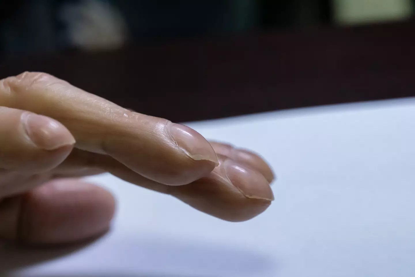 The only symptom Brian Gemmell had was 'finger clubbing' (Getty Stock Images)