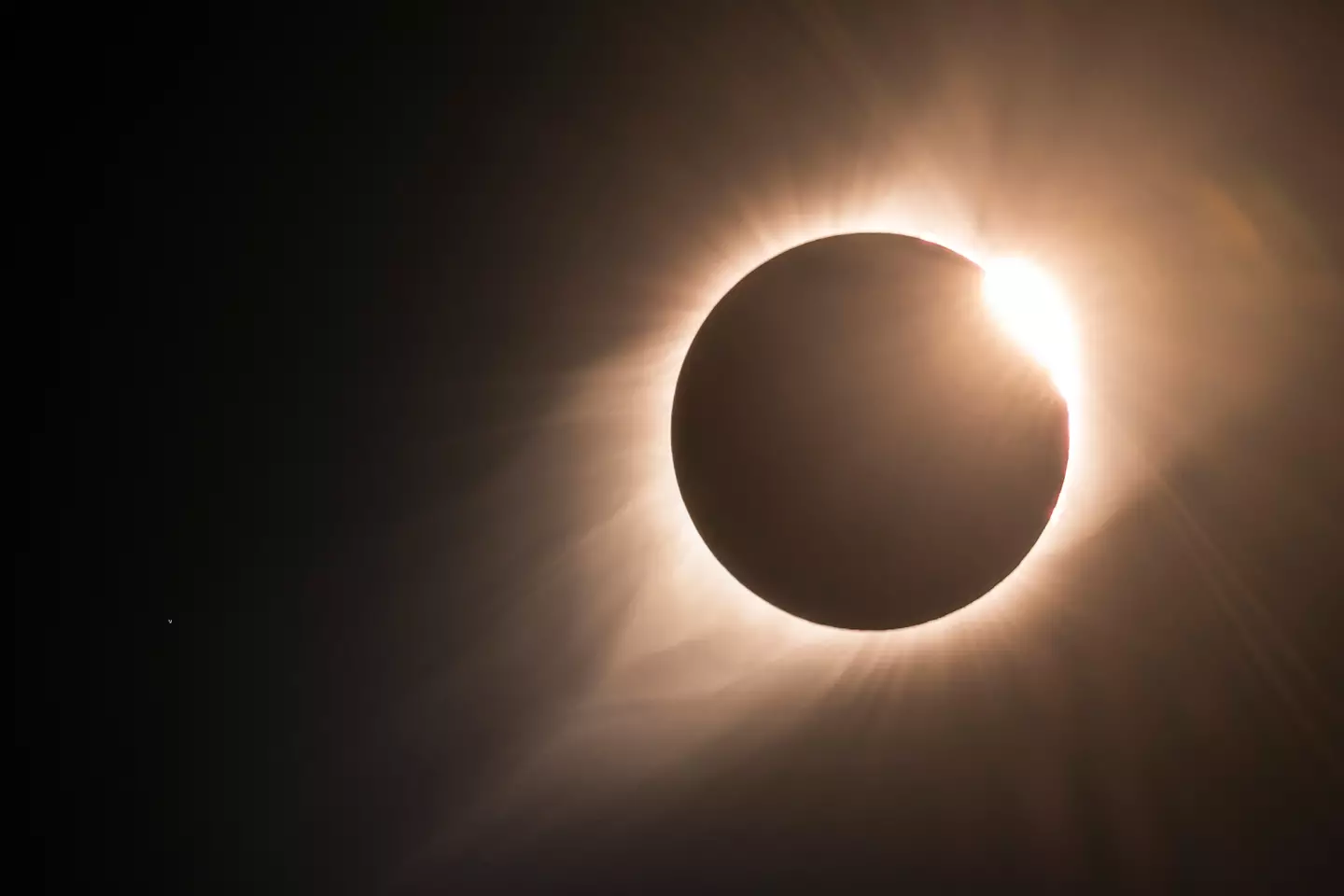 A partial solar eclipse will be visible in parts of the UK tonight (8 April). john finney photography / Getty Images