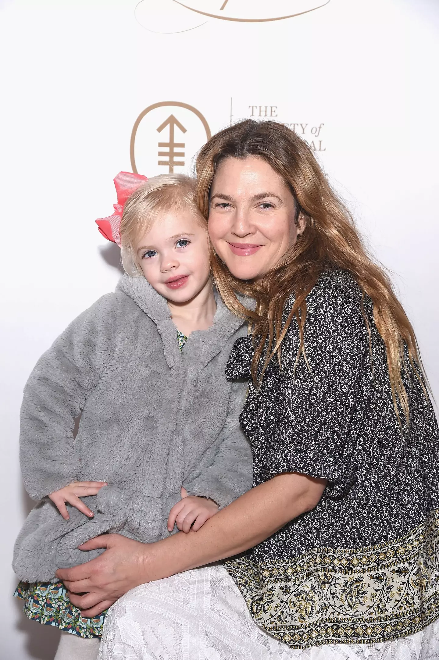 Barrymore with daughter Frankie in 2017.