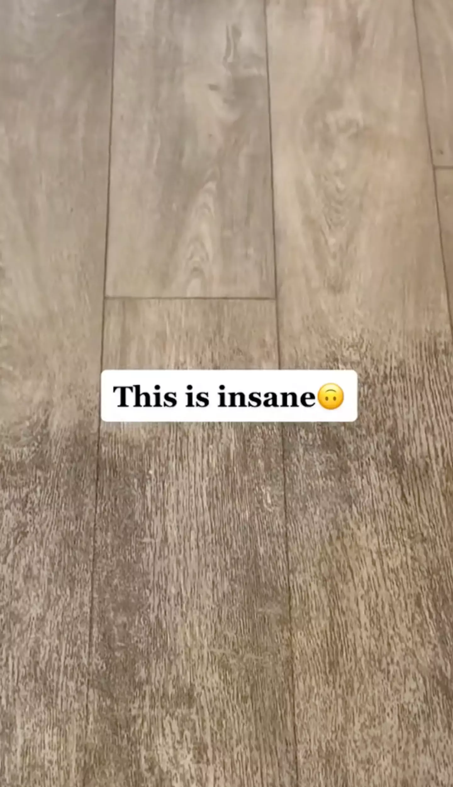 She shared a before and after.