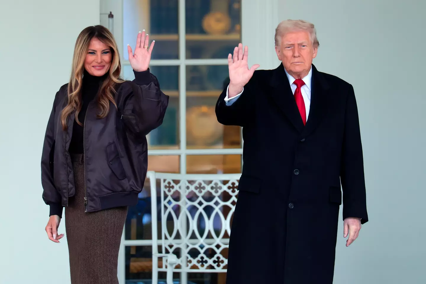 Melania and Trump received their 'code names' in 2017 (Heather Diehl/Getty Images)