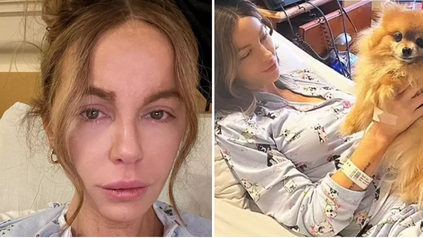 Kate Beckinsale hits back at cruel troll after she posted selfies from hospital bed