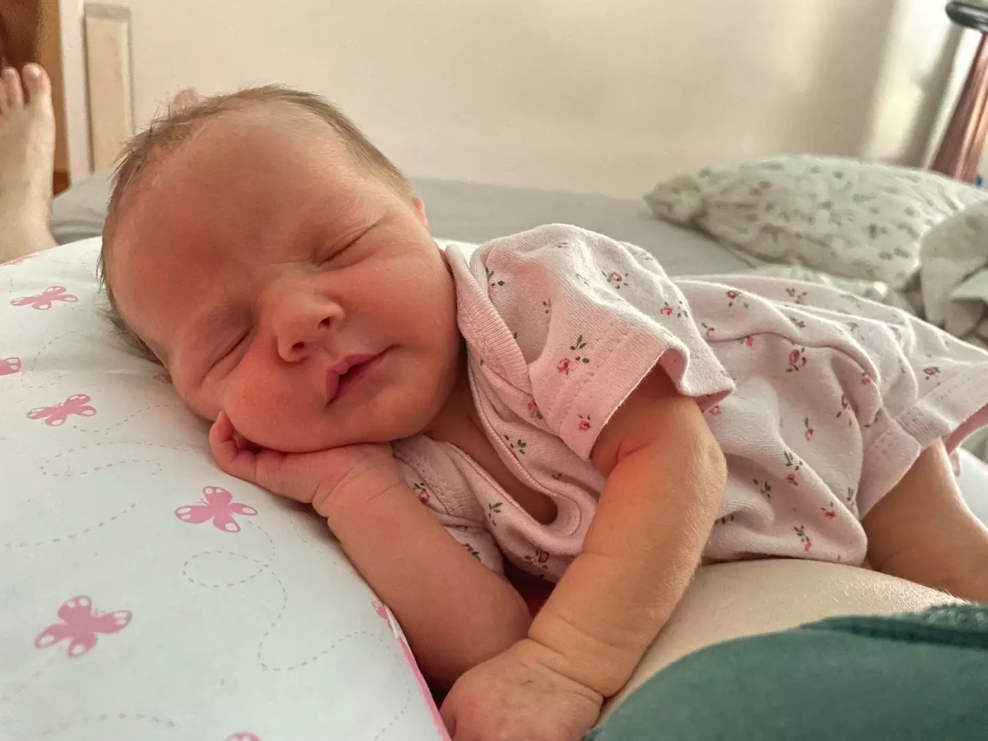 ‘Miracle’ baby Alice was born last month.