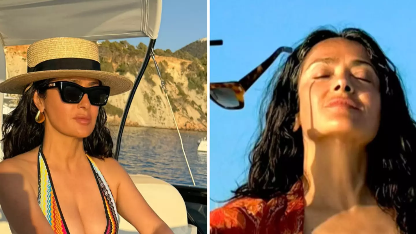 Nobody can believe Salma Hayek’s age as she reveals unbelievable new photos after sharing secret to ‘looking young’