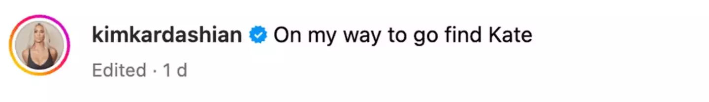 Some found Kim Kardashian's caption hilarious, but others not so much.