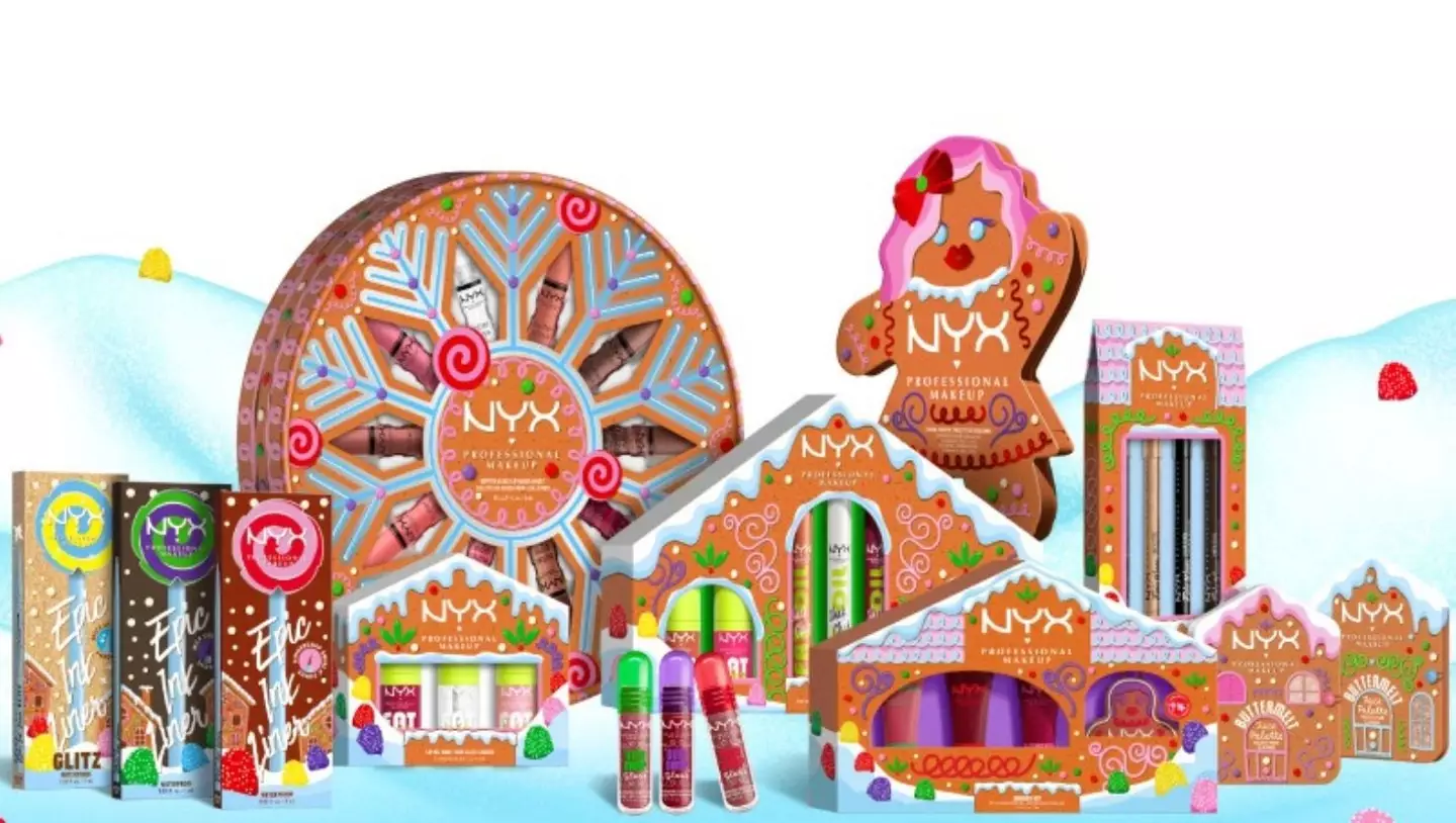 A new gingerbread-inspired holiday collection has just dropped (Nyx)