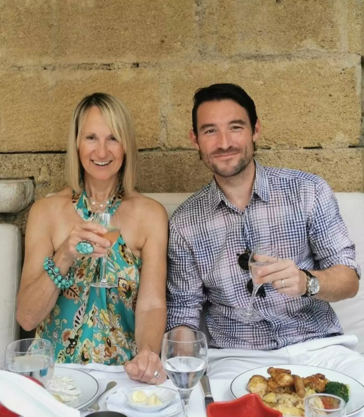 The couple revisited a restaurant in the South of France.