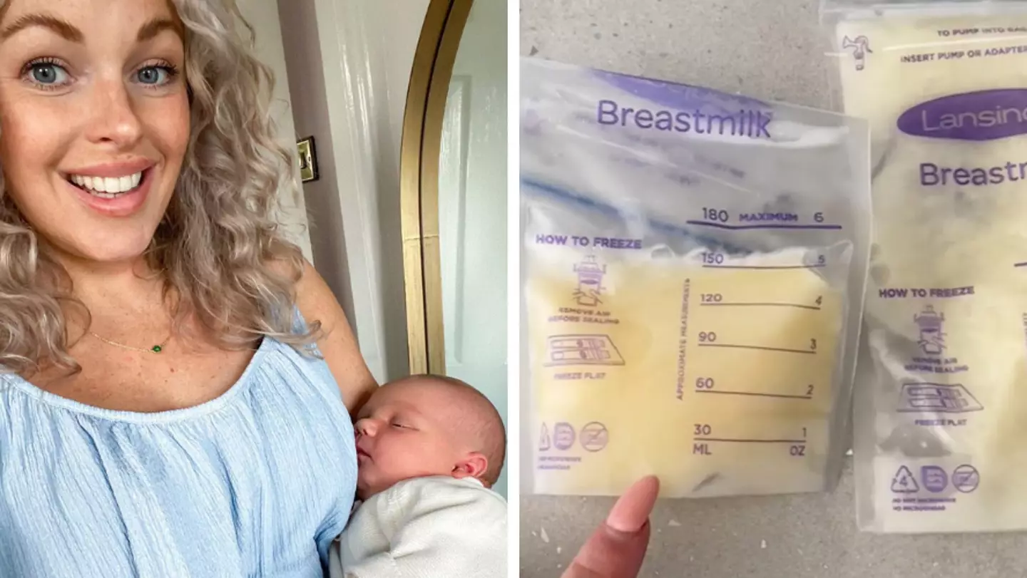 New mum shocked after breast milk turns orange to suit baby's needs