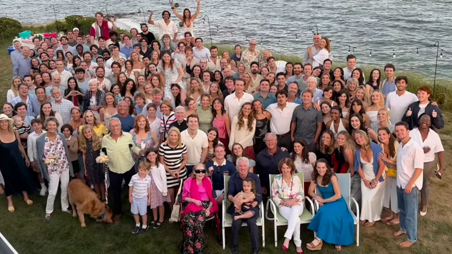 The entire Kennedy family reunite for huge celebrations but people spot one obvious detail