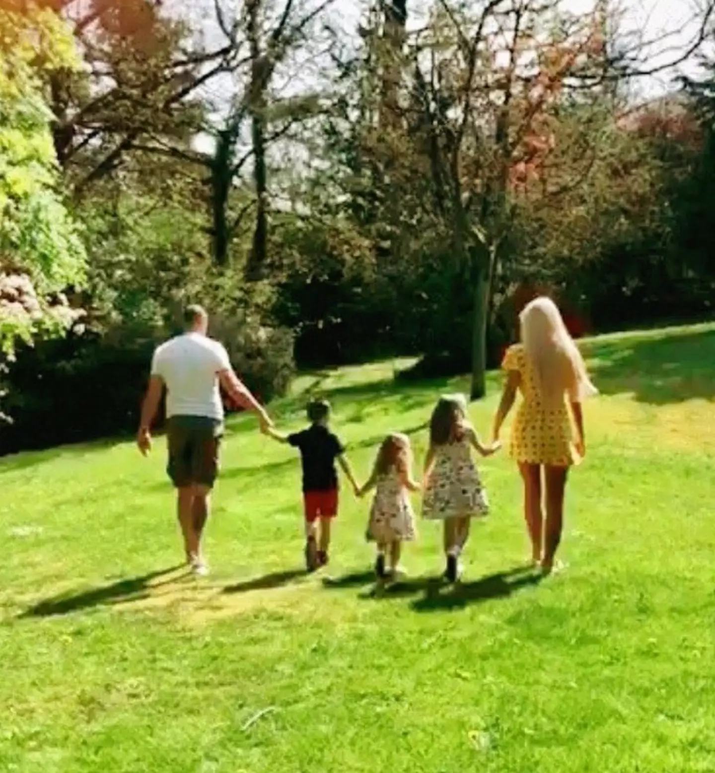 Christine shares her three kids with ex Paddy. (Instagram/@mrscmcguinness)