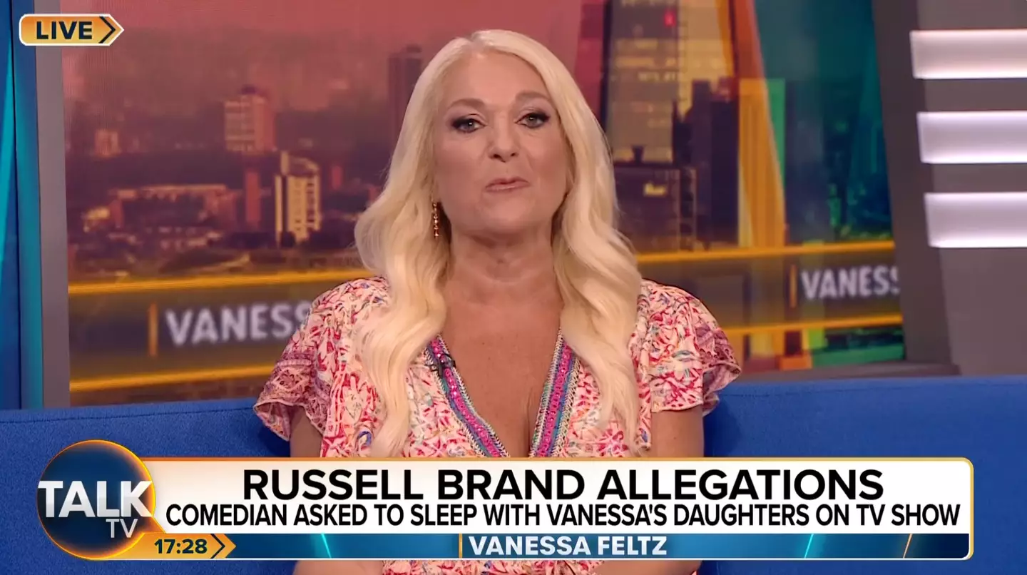 Vanessa Feltz has discussed her 2006 interview with Russell Brand.