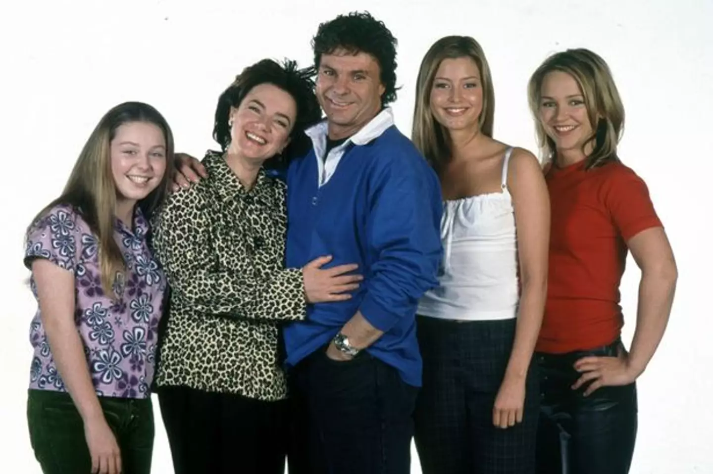 Kate is on the far right as Michelle Scully, next to mum Lyn (played by Janet Andrewartha), dad Joe (Shane Connor) and sisters Felicity (Holly Candy) and Stephanie (Carla Bonner).