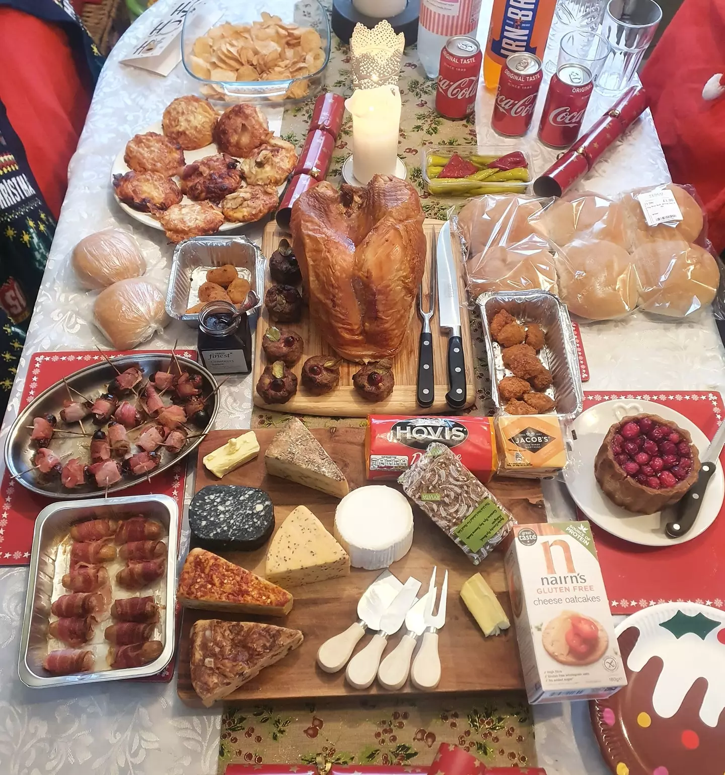 Amy shared a picture of her Christmas dinner from last year (