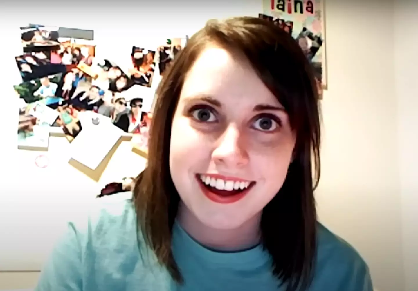 Laina Morris went viral as the 'overly attached girlfriend' when she entered a Justin Bieber content (YouTube/Laina)