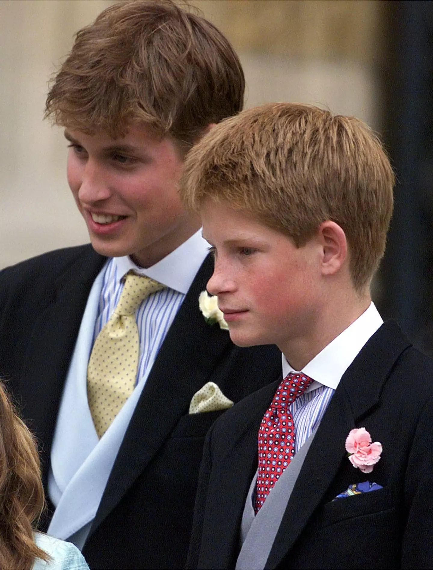 Princes William and Harry were forced to travel separately before William welcomed George. (IAN WALDIE/AFP via Getty Images)