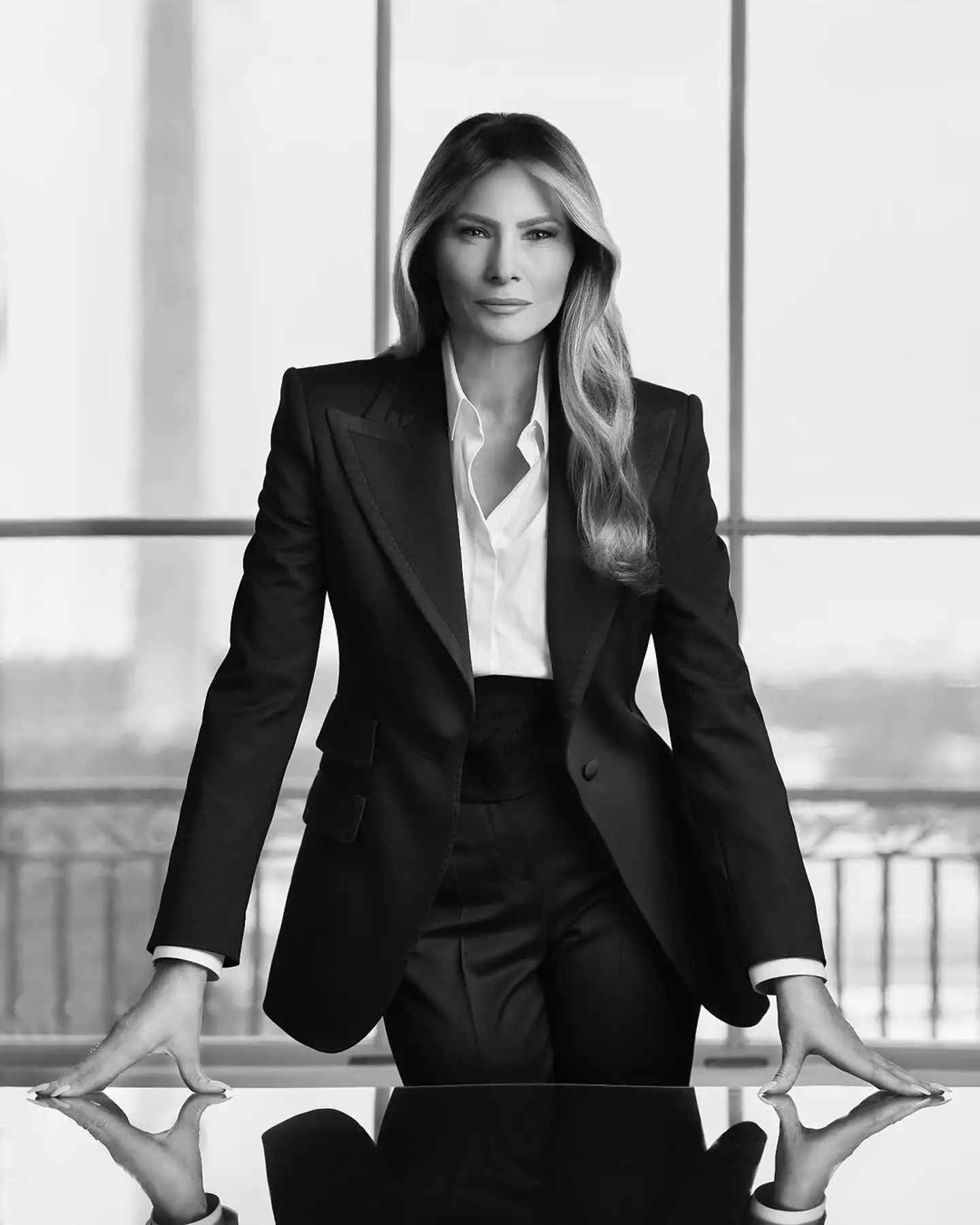 Melania Trump's official portrait was shared online (Régine Mahaux/The White House)