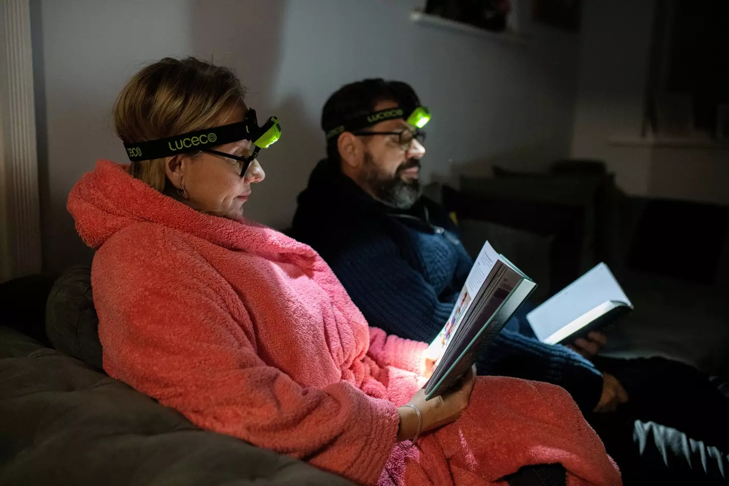 They only use the heating once a week, to help cut bills.